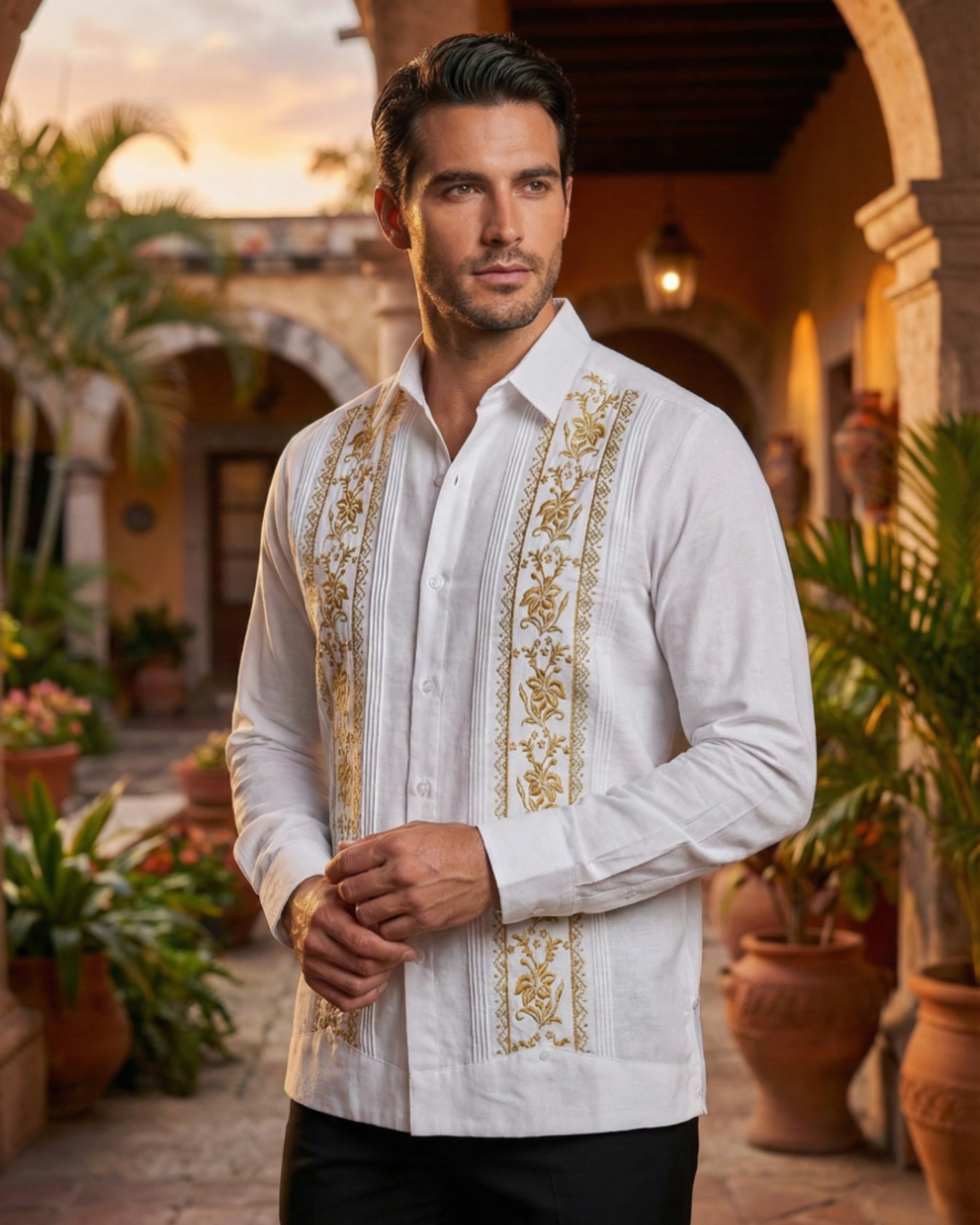 Flor de calabaza dorado